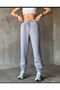 3 Thread Gray Women's Rubber Leg Sweatpants