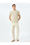 Crew Neck Short Sleeve Cotton Blended Tok Fabric Stripe Oversize T-Shirt - 2