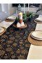 New Year Themed Black Runner New Year Table New Year Runner - 6