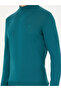 Light Petrol Slim Fit Crew Neck Basic Knitwear Sweater 50270172-Vr242 - 6