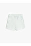 Buckle Detailed Pleated Tweed Shorts Skirt - 2