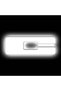 Universal Illuminated LED Letter Badge - Matte Black Surface - C - White LED - 2