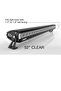 Aerolids Light Bar Cover Wind Noise Eliminator, 50"-52",Clear, Single Row