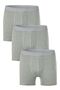 Men's 3-Piece Single Jersey Cotton Lycra Gray Striped Boxer Set 4147-07