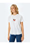 Cotton Short Sleeve Crew Neck Strawberry Print T-Shirt - 3