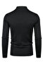 Half-Necked Textured Knitting Sweater - 2