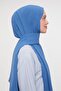 Denim Blue Straight Aerobin Shawl - 3