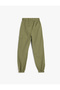 Jogger Cargo Pants Elastic Waist Pocket Detailed Cotton - 2