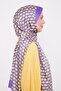 Purple Ellipse Pattern Angel Shawl - 3
