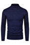 Half-Necked Textured Knitting Sweater