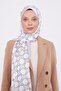 Silver Hexagon Pattern Angel Shawl - 2