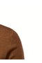 Half-Necked Textured Knitting Sweater - 4