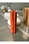 Orange Color Gold Plated Detailed Multi-Compartment Women's Wallet - 5