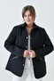 Women's Plus Size Quilted Seasonal Coat with Pockets and Lining - Mg2-001Kapi̇tonemont - 4