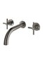 صنبور حوض حائطي 3 فتحات من أتريو مقاس M - 20661AL0 - 2
