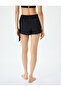 Double Breasted Mini Shorts Skirt with Lacing Detail - 4
