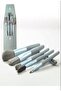 8 Pieces Mini Travel Size with Leather Bag Soft Tip Makeup Brush Set for Daily Makeup
