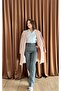 Oversized Glittery Lined Melton Coat - 3