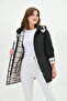 Transitional Quilted Women's Coats Plus Size Hooded Pack of Plaid - Slim Fit - 3