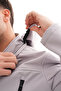 Waterproof Softshell Men's Coat with Removable Zippered Hood Pocket and Fleece Inside Stone - 5