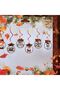 New Year's Party Santa Claus Hanging Ceiling Ornament 6 Pieces