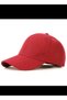 Adjustable Men's and Women's Plain Sports Hat with Velcro on the Back - 2
