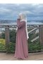 Women's Hijab Robe Ferace Medina Silk Dusty Rose - 3