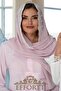 Effortt Powder Pink Chiffon Maternity Shawl 5551 - 2