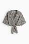 Tie-detail blouse