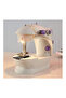 Portable Mini Sewing Machine SM-202A White/Purple - 2