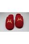 Deer Embroidered Christmas Slippers Home Hotel Guest Thick Sole Slippers - 2