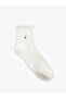 Daisy Embroidered Ruffle Socks - 2