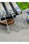 Luxury Silver Serving Salad Cake Pasta Set of 3 Tongs - 3