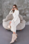 Corded Knitwear Dress - 4