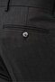 Men's Dark Anthracite Slim Fit Trousers with Flexible Side Pockets 1003245209 - 5