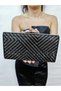 Soave Collection Women's Evening Dress Stone Black Shiny Chain Wedding Night Party Bag