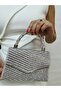 Beegi̇ Concept Women's Evening Dress Stone Silver Chain Wedding Night Party Bag