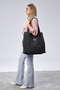 Premium- High Quality Women's Denim Shoulder Bag with Bellows Pockets C900 - 2