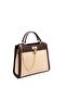 Nut - Brown Logo Women's Handbag Sp1166 - 2