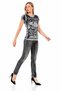 Wd436 Black Women's Jeans with Pocket Embroidery Detail - 6