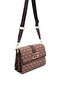 Coffee - Coffee Monogram Women's Crossbody Bag Sp1009 - 2
