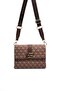 Coffee - Coffee Monogram Women's Crossbody Bag Sp1009