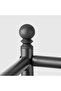 Bathroom Shelf Unit, Black 35X156 cm Corner Shelf Open Shelf - 5