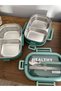 850 Ml, Steel, with Fork and Spoon, Food Transport Container, Travel Bowl, Tan6714D850Y - 4