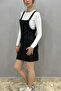 Women's Strappy Pocket Salopet Black-Smoked Plaid - 2
