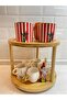 Bamboo 2-Tier 360 Degree Rotating Stand Organizer (Cups Not Included.) - 3