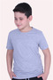 Basic Crew Neck 100% Cotton Lycra Plain Unisex Kids T-Shirt - 2
