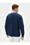 Crew Neck Sweat with Comfortable Cut Zipper Pocket Stitching Detail - 4