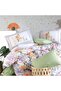 Galya Green Single Ranforce Duvet Cover Set - 3