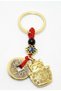Feng Shui Abundance Luck Happiness Auspicious Fortune Cat Maneki Neko Chinese Coin Feng Sui Keychain